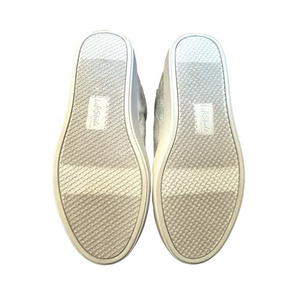 NWT LifeStride Women’s 8.5Wide Slip on Silver Happy Hour Sneakers Comfort - Picture 7 of 7